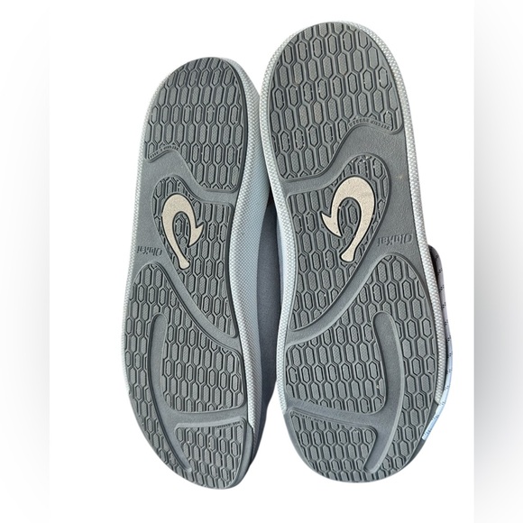 Olukai Nanea Li Sneakers Mesh Lace Up Low Top Versatile Athleisure Gray US 11.5 - Picture 4 of 6